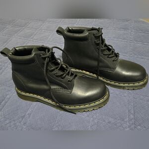 Black Leather Dr. Martens Boots